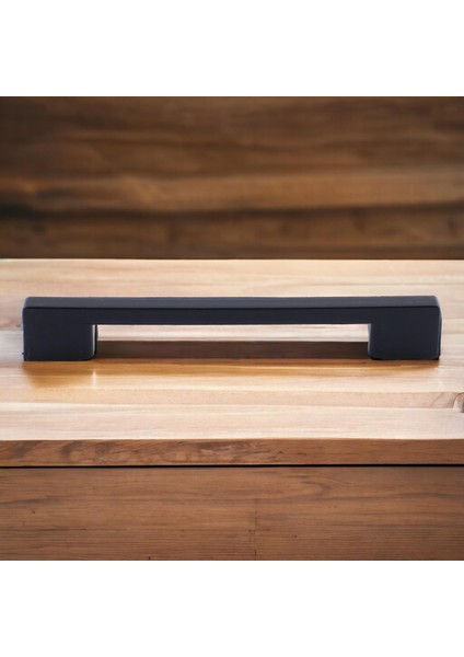 Plastik Kulp Köprü Mobilya Mutfak Dolabı Çekmece Dolap Kulpları Kapak Kulpu Kulbu Siyah 192 mm