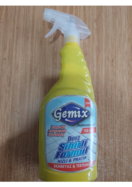 Gemix Derz Sihirli Formül Mavi Su 750 ml x 3 Adet