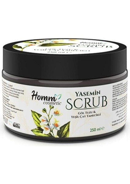 Homm Life Yaseminli Yeşil Çaylı Bitki Tanecikli Scrub 250 Ml-Yaseminli Scrub