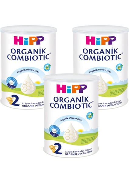 2 Organik Combiotic Devam Sütü 350 gr X3