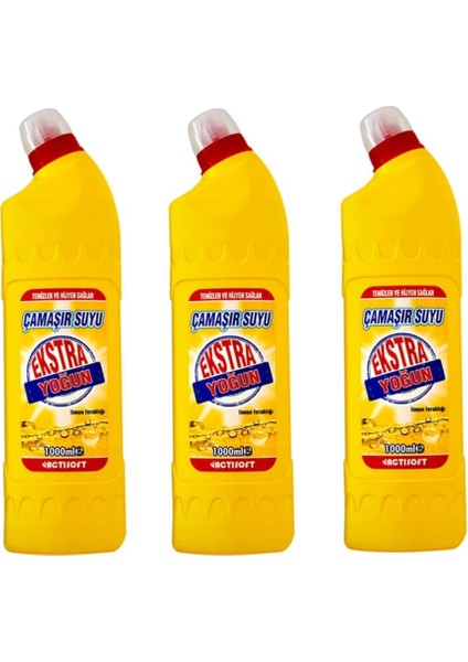 Limon Ultra Çamaşır Suyu 1000 ml x 3 Adet