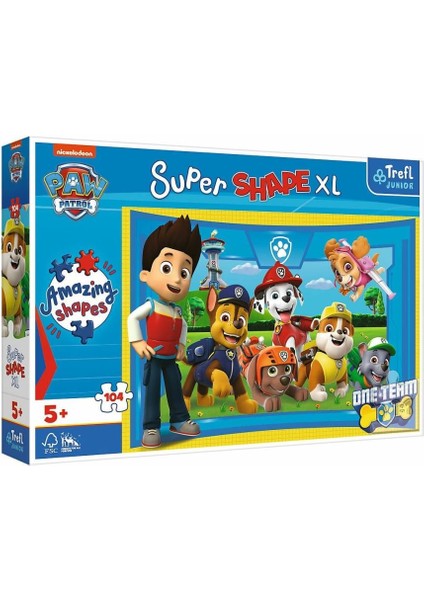 PUZZLE-50016 Paw Patrol 104 Parça Xl Çocuk Puzzle