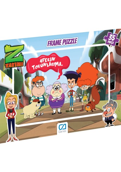 5163-5164 Z Takımı Frame Puzzle 35 Parça -Ca Games fiyatları