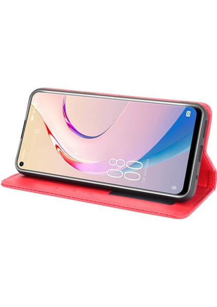 Oukitel C21 Pro Pu Deri Manyetik Kapatma Cüzdan Için Kılıf (Yurt Dışından)