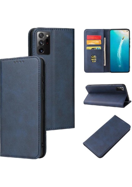 Samsung Galaxy Not 20 Için Kılıf Kart Tutucu ile Tam Koruma Flip (Yurt Dışından)