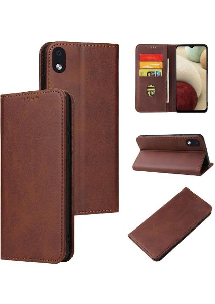 Samsung Galaxy A20E/A10E Kart Tutucu Kickstand Tam Kart ile Kılıf (Yurt Dışından)