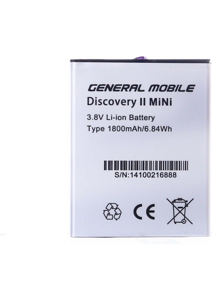 General Mobile Discovery 2 Mini Pil Batarya