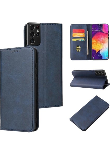 Samsung Galaxy S21 Ultra Tam Koruma Kart Tutucu Folio (Yurt Dışından)