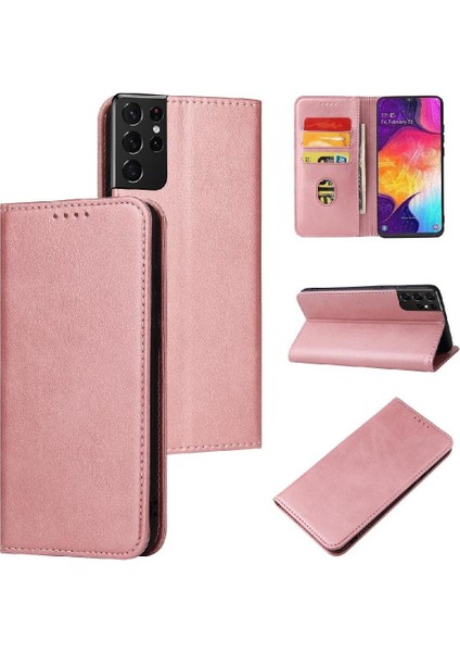 Samsung Galaxy S21 Ultra Tam Koruma Kart Tutucu Folio (Yurt Dışından)