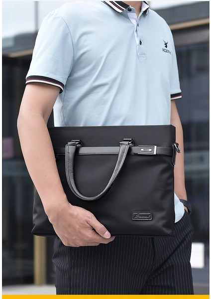 Çanta Erkek Crossbody Çanta Iş Evrak Çantası Sırt Çantası 14 Bilgisayar Rahat Omuz Bezi Erkek Çantası (Yurt Dışından)