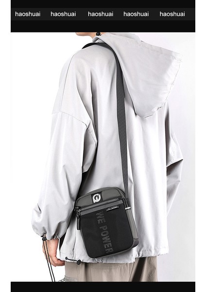 Yeni Erkek Naylon Omuz Çantası Rahat Moda Crossbody Çanta Kişilik Trendi Dikey Omuz Çantası (Yurt Dışından) fiyatları