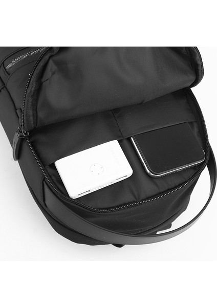 Yeni Rahat Erkek Göğüs Çantası USB Şarj Omuz Crossbody Çanta Seyahat Su Geçirmez Moda Omuz Çantası (Yurt Dışından)