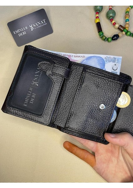 SL-617 Pisotlu,patlı ve Bozuk Para Bölmeli Deri Cüzdan Sanat Leather fiyatları