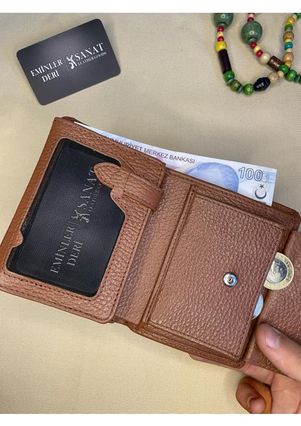 SL-617 Pisotlu,patlı ve Bozuk Para Bölmeli Deri Cüzdan Sanat Leather fiyatları