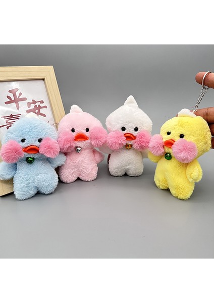 Karikatür Peluş Bebek Anahtarlık Kawaii Ördek Anahtarlık Kolye Peluş Doldurulmuş Hayvanlar Yumuşak Oyuncaklar Doğum Günü Hediyeleri Çanta Kolye Kız Anahtarlık Aksesuarları (Yurt Dışından)