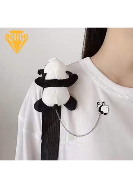 Bodhı Elbise Iğnesi Üç Boyutlu Peluş Panda Oyuncak Bebek Elbise Iğnesi (Yurt Dışından) indirimleri