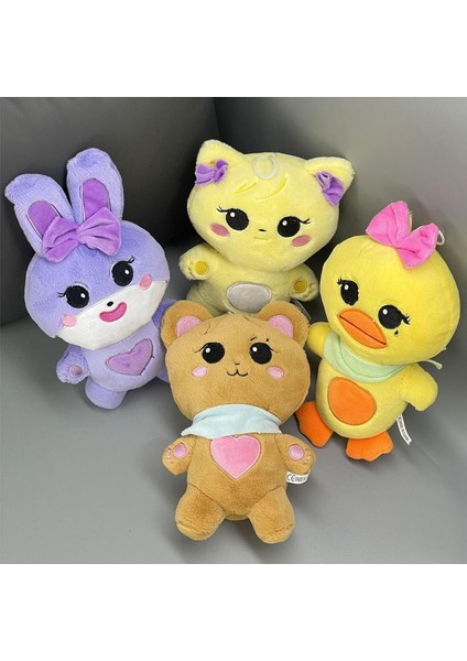 Kpop Siyah Pembe Karakter Peluş Bebek Doğan Pembe Dünya Turu Peluşlar Jennıe Jısoo Gül Lısa Kawaii Doldurulmuş Hayvanlar Hediyeler (Yurt Dışından)