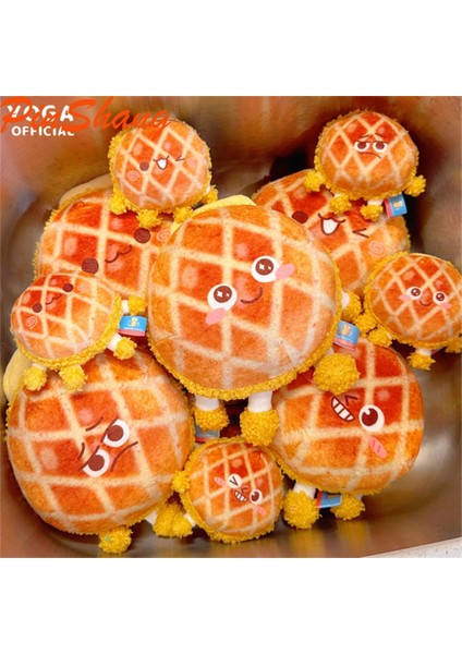 Pinshang Komik Ifade Ananas Ekmek Peluş Oyuncak Sevimli Çizgi Film Bebeği Kolye (Yurt Dışından)
