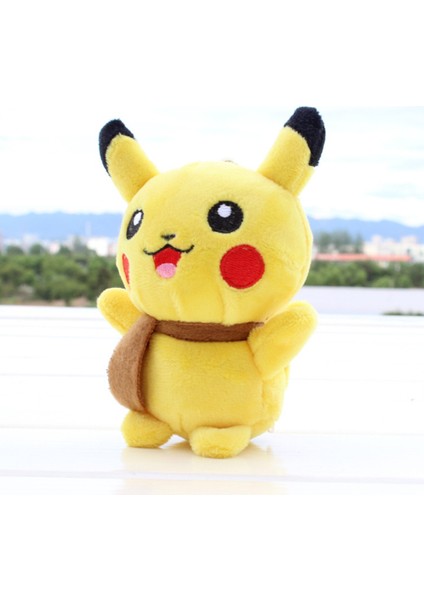 13 cm Yumuşak Pikachu Pokemon Bebek Peluş Yastık Doldurulmuş Oyuncak Kolye Çanta Dekorasyon (Yurt Dışından)