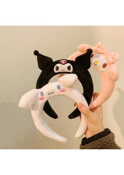 Kawaii Saç Bandı Sanrio My Melody Kuromi Cinnamoroll Ponpon Purin Saç Aksesuarları Anime Sevimli Karikatür Peluş Headdress Kız Hediye (Yurt Dışından) fiyatları