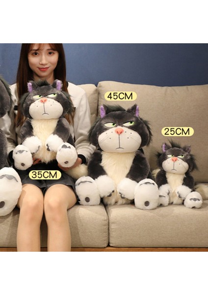 Lucifer Bebek Oyuncak Yumuşak Sevimli Peluş Oyuncak Odası Dekor Cinderellas' Lucifer Karikatür Kedi Doldurulmuş Oyuncak Bebek Doğum Günü Hediyesi (Yurt Dışından) modelleri