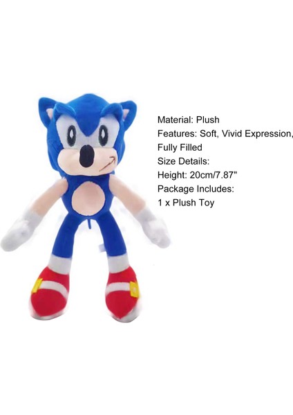 Sonic Peluş Oyuncaklar Rahat Dokunmatik Karikatür Dolması Peluş Bebek Çocuk Oyuncak (Yurt Dışından) fırsatları