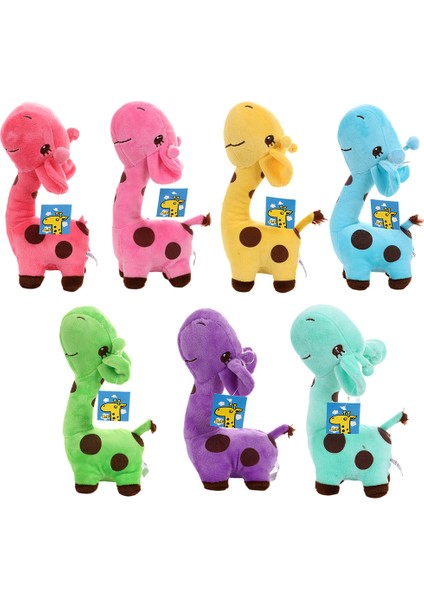 Zürafa Peluş Oyuncak Yumuşak Dolması Peluş Bebek Karikatür Hayvanlar Doğum Günü Düğün Olay Hediyesi Için Peluşlar 18 Cm/28 cm (Yurt Dışından)