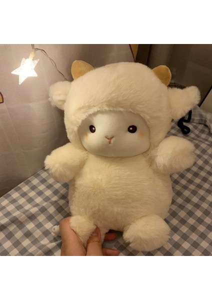 25 cm Süper Sevimli Koyun Peluş Bebek Kawaii Tavşan Alpaka Oyuncaklar Dolması Yumuşak (Yurt Dışından) modelleri
