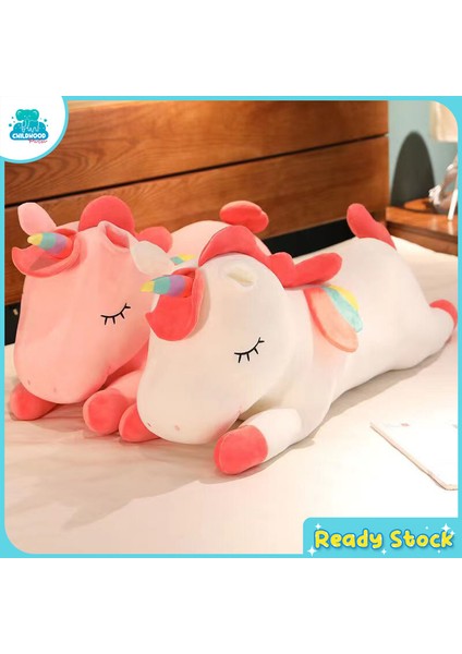 [çocukluk Partneri]tek Boynuzlu At Bebek Yumuşak Peluş Bebek Tek Boynuzlu At Yastık Kız Hediye Tek Boynuzlu At Peluş Sevimli Yastık Tek Boynuzlu At Doldurulmuş Oyuncak 独角兽玩偶 (Yurt Dışından)