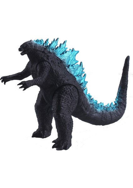 Godzilla Canavarlar Kralı Yumuşak Kauçuk Oyuncak El Yapımı Model Dinozor Ortak Hareketli (Yurt Dışından)