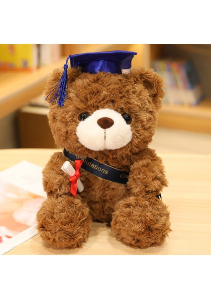 Pinshang Sevimli Doktor Şapkası Ayı Bebek Mezuniyet Ayı Peluş Bebek Dolması Peluş Oyuncaklar Doğum Günü Lisansüstü Hediyeler Öğrenci Çocuklar Için (Yurt Dışından)