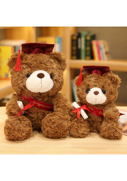 Pinshang Sevimli Doktor Şapkası Ayı Bebek Mezuniyet Ayı Peluş Bebek Dolması Peluş Oyuncaklar Doğum Günü Lisansüstü Hediyeler Öğrenci Çocuklar Için (Yurt Dışından)