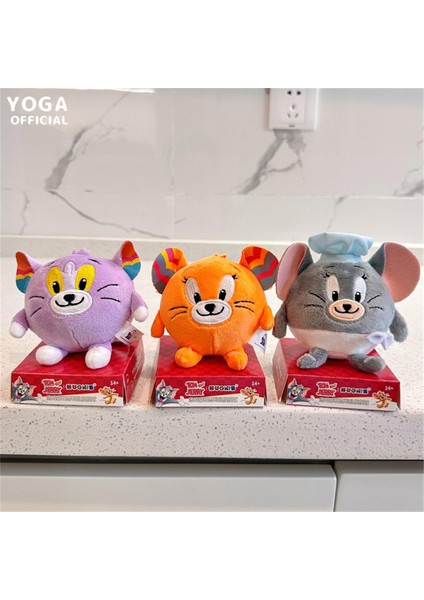 Tom ve Jerry Peluş Oyuncaklar Yumuşak Dolması Sevimli Karikatür Hayvan Peluş Bebek Kolye Doğum Günü Hediyeleri Için Ev Dekor (Yurt Dışından)