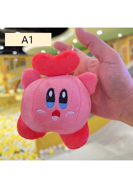 1 Adet Sevimli Yıldız Kirbi Dolması Peluş Oyuncak Karikatür Kirbys Şekil Anahtarlık Kolye Kawaii Anime Oyuncaklar Çocuk Noel Doğum Günü Hediyesi (Yurt Dışından)