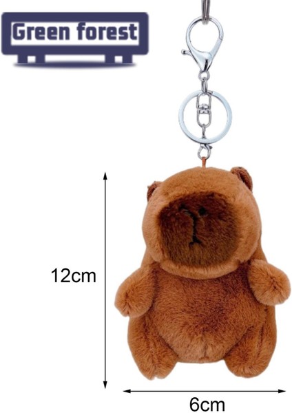 Eğlenceli Hayvan Anahtarlık Sevimli Dolması Kapibara Anahtarlık Yumuşak Mini Peluş Hayvan Bebek Sırt Çantası Süsleme Mükemmel Doğum Günü Hediyesi (Yurt Dışından) fiyatları