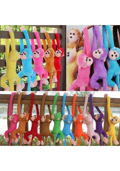 Renkli Uzun Kol Maymun Asılı Yumuşak Peluş Bebek Çocuklar Için Dolması Sevimli Oyuncak Bebek (Yurt Dışından) indirimleri