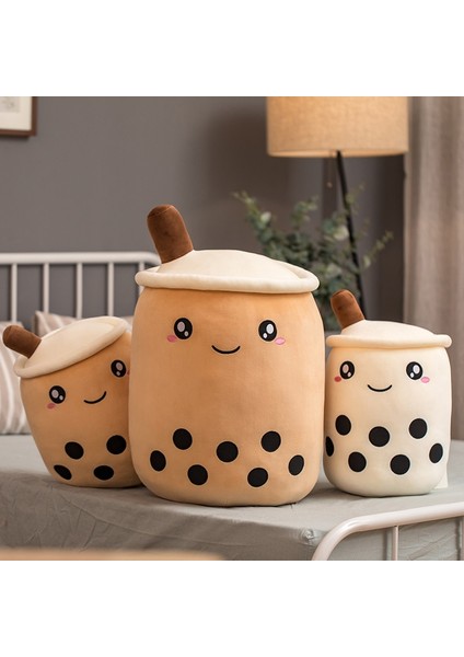 Sevimli Boba Süt Çayı Peluş Oyuncak Yumuşak Dolması Elma Pembe Çilek Tadı Süt Çay Kucaklama Yastık Topları Bubo Çay Bardağı Yastık (Yurt Dışından) fırsatları
