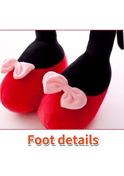 Mickey Minie Mouse Peluş Bebek Doldurulmuş Oyuncak Karikatür Minie Yastık Bebek Çocuk Bebek Doğum Günü Hediyesi Için Pembe Kırmızı (Yurt Dışından)