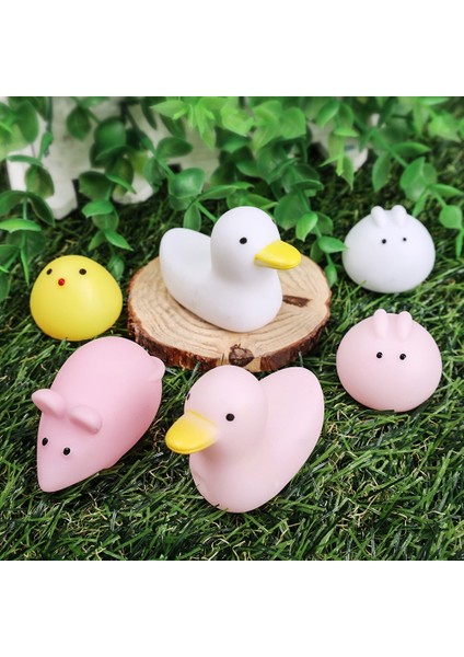 Adet Yaratıcı Mini Sevimli Sevimli Sıkıştırılmış Fidget Oyuncaklar / Çocuk Yetişkin Için Ses Yayan Stres Giderici Oyuncak (Yurt Dışından)
