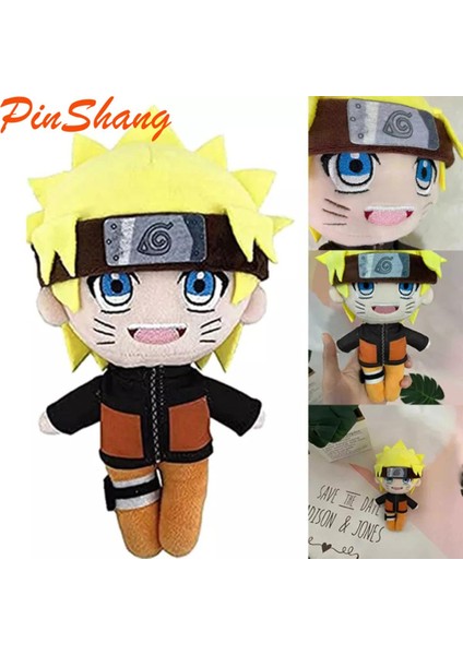Pinshang 20CM Anime Naruto Peluş Oyuncaklar Sevimli Karikatür Dolması Peluş Bebek Hayranları Için Doğum Günü Hediyeleri (Yurt Dışından)