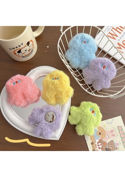 Dıy Sevimli Kawaii Peluş Canavar Anahtarlık Karikatür Yumuşak Kabarık Bebek Anahtarlıklar Kadınlar Kızlar Için Çanta Aksesuarları Çocuklar Hediyeler (Yurt Dışından)