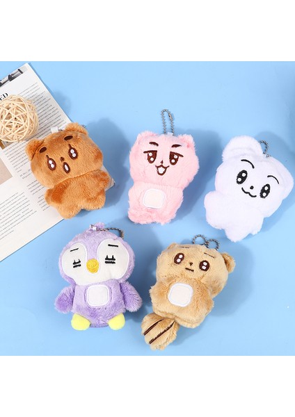 Txt Bebek Kpop Sevimli Soobin Beomgyu Aynı Peluş Anahtarlıklar Tutu Bar Iki Bar Bebek Anahtarlık Yüzükler Peluş Çanta Kolye (Yurt Dışından)