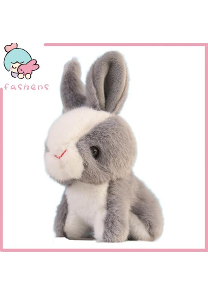 Tavşan Bebek Oyuncak Yumuşak Dolması Bebek Anahtarlık Sırt Çantası Peluş Kolye (Yurt Dışından)