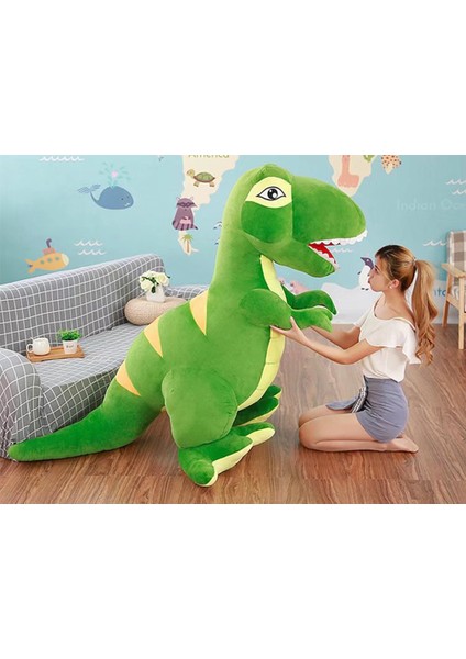 45 cm Peluş Oyuncaklar Güzel Dinozor Bebek Karikatür Tyrannosaurus Rex Bebek Doğum Günü Hediyesi Yükseklik: 45 cm (Yurt Dışından)