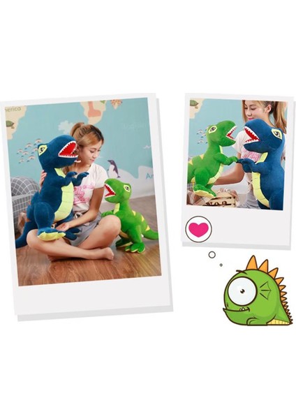 45 cm Peluş Oyuncaklar Güzel Dinozor Bebek Karikatür Tyrannosaurus Rex Bebek Doğum Günü Hediyesi Yükseklik: 45 cm (Yurt Dışından)