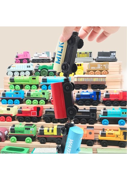 Thomas ve Arkadaşları Oyuncak Ahşap Tren Oyuncakları Manyetik Bağlanabilir Parça Trenler Oyuncaklar Erkek Kız Bebek Eğitici Oyuncak (Yurt Dışından) fırsatları