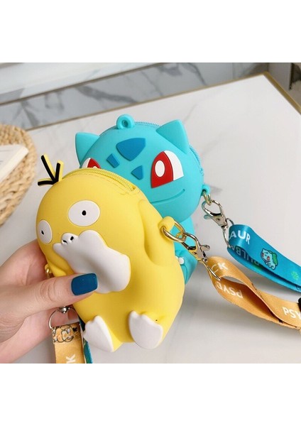 Stilleri Pokemon Aksiyon Figürü Omuz Çantası Pikachu Squirtle Bulbasaur Charmander Yumuşak Silikon Bozuk Para Cüzdanı Çocuk Hediyesi (Yurt Dışından) indirimleri