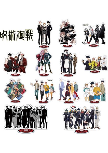 16 cm Jujutsu Kaisen Karakterler Akrilik Standı Gojo Satoru Fushigoru Megumi Nanami Inumaki Toge Japonya 2021 Sıcak Anime Manga Figürü (Yurt Dışından)