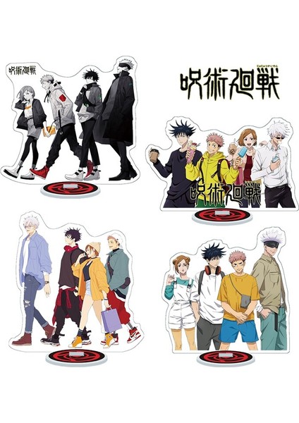 16 cm Jujutsu Kaisen Karakterler Akrilik Standı Gojo Satoru Fushigoru Megumi Nanami Inumaki Toge Japonya 2021 Sıcak Anime Manga Figürü (Yurt Dışından)