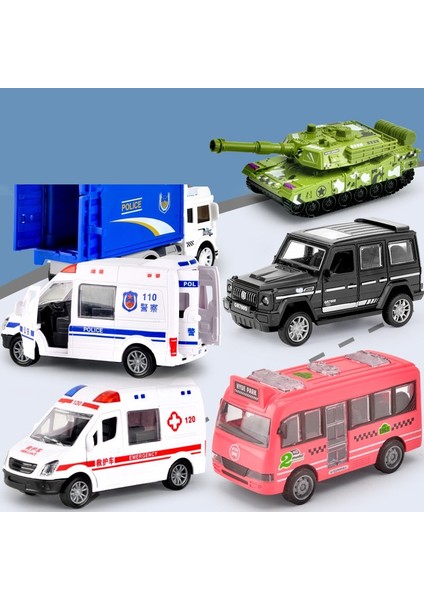 Sıcak Satış Çocuk Oyuncak Araba, 1:36 Ölçekli Plastik Atalet Okul Otobüsü, Ambulans, Itfaiye Kamyonu Oyuncak Modeli, Açık Kapı, Özel (Yurt Dışından)